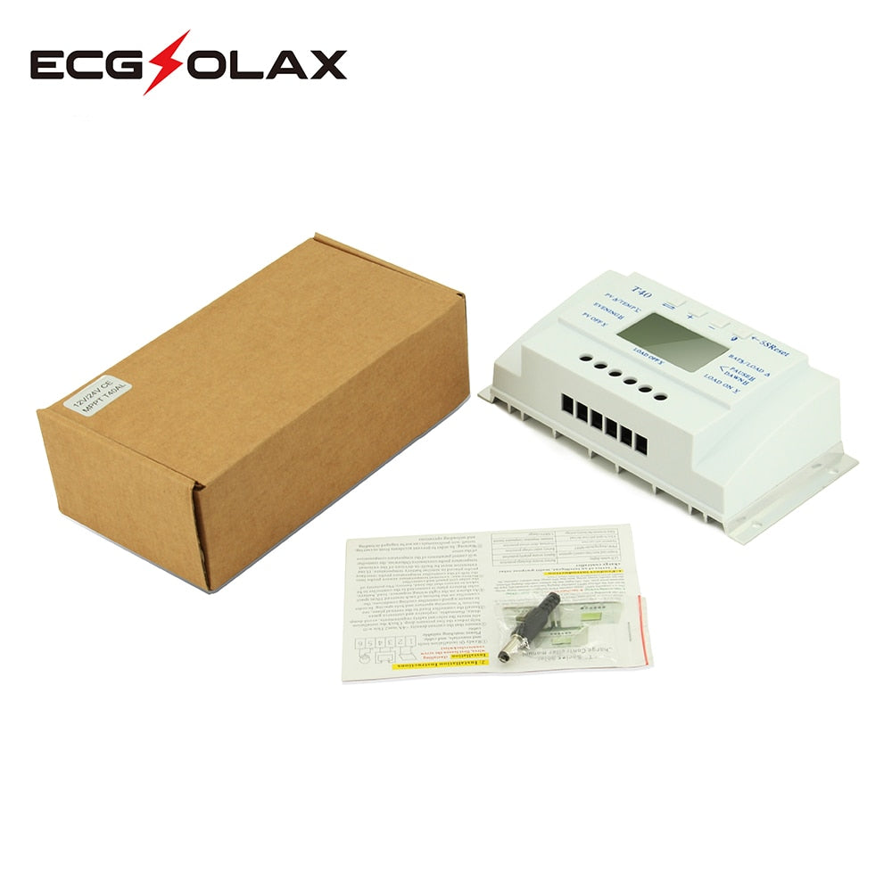 ECGSOLAX MPPT solar charge controller.