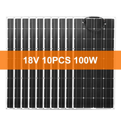 Panneaux solaires flexibles Dokio - 18V 100W