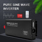 DATvissed BOSS Pure Sine Wave Solar Inverter for Vehicle - Power, DC 12V, 24V, 48V, 60V to AC 220V, 2000W 